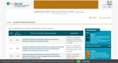 Desktop Screenshot of convention-collective-etam.fr
